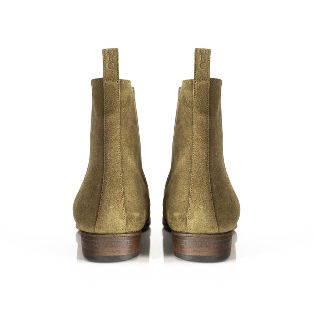 THE OLIVE GRANADA CHELSEA BOOTS limited edition